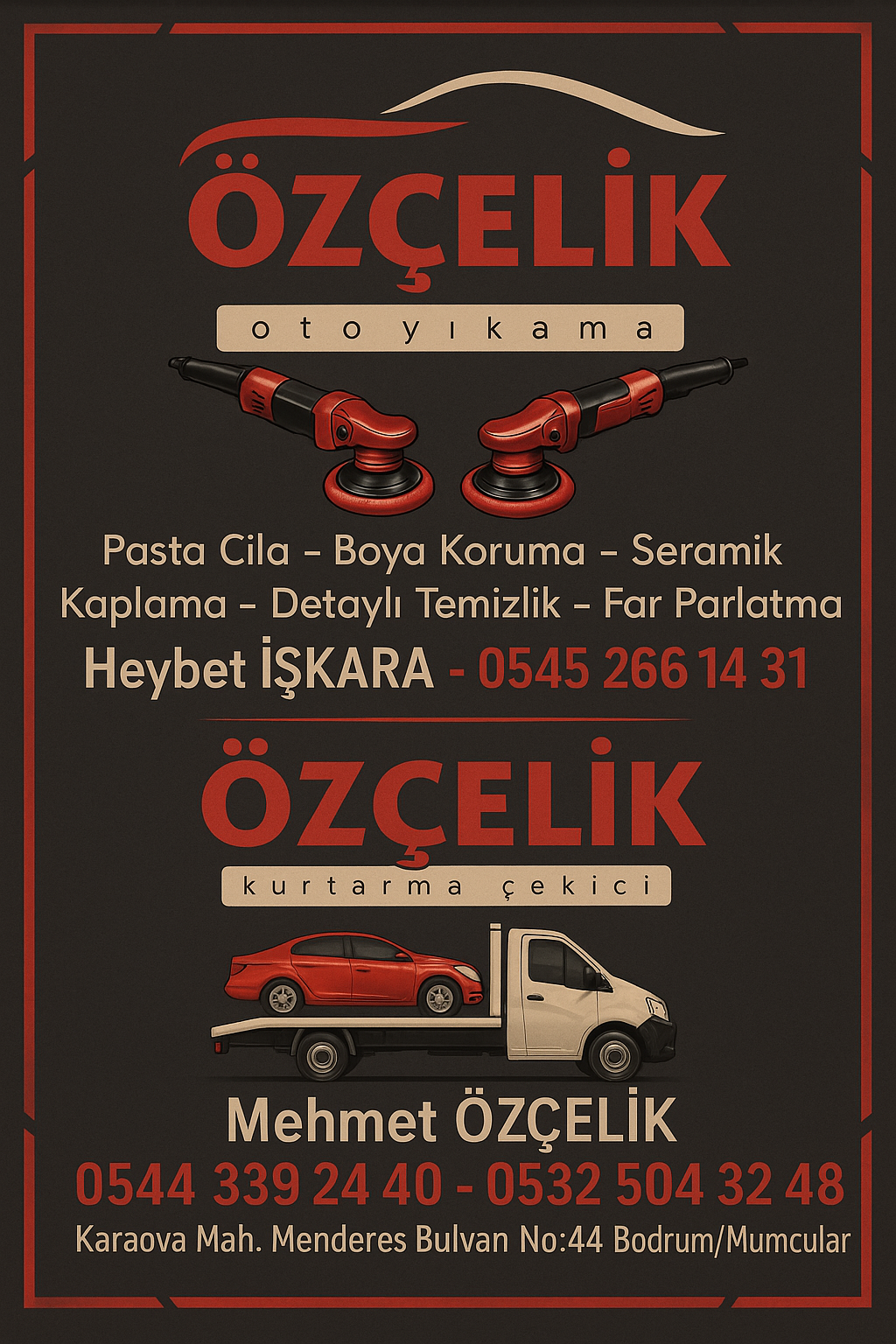 Özçelik Oto Kurtarma Ve Yıkama Logo